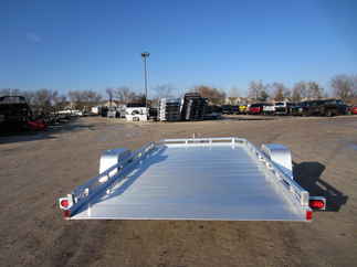 2024 Aluma 77x12  Aluminum Single Axle Utility 7712H-TILT-S