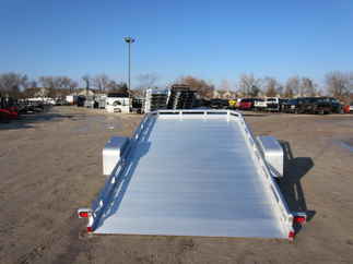 2024 Aluma 77x12  Aluminum Single Axle Utility 7712H-TILT-S