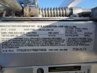 2024 Aluma 77x12  Aluminum Single Axle Utility 7712H-TILT-S
