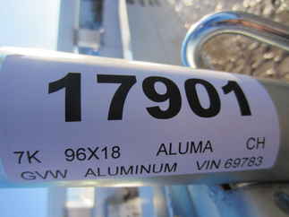 2024 Aluma 96x18  Car Hauler 8218WB-TA-EL-R-RTD