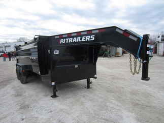 2023 PJ Trailer 83x16 DE Gooseneck Dump DER16S2BTSK-SW04