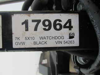 2023 Watchdog 5x10  Equipment SCL510