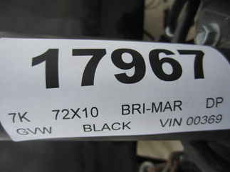 2014 Bri-Mar 72x10  Dump DTR610LP-7-D