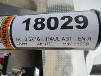 2023 Haul-About 8.5x16  Enclosed Car Hauler CGR8516TA2