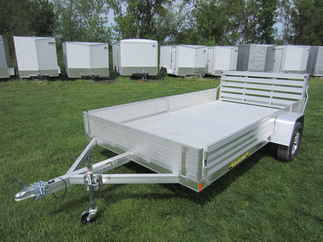 2024 Aluma 81x12  Aluminum Single Axle Utility 8112S-R-BT-SR