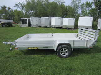 2024 Aluma 81x12  Aluminum Single Axle Utility 8112S-R-BT-SR