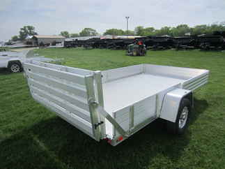 2024 Aluma 81x12  Aluminum Single Axle Utility 8112S-R-BT-SR