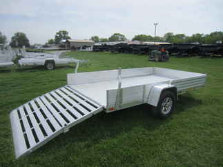 2024 Aluma 81x12  Aluminum Single Axle Utility 8112S-R-BT-SR