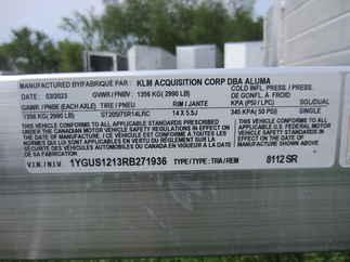 2024 Aluma 81x12  Aluminum Single Axle Utility 8112S-R-BT-SR