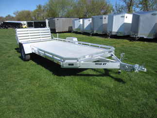 2024 Aluma 78x14  Aluminum Single Axle Utility 7814S-BT-TR