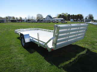 2024 Aluma 78x14  Aluminum Single Axle Utility 7814S-BT-TR
