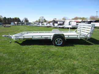 2024 Aluma 78x14  Aluminum Single Axle Utility 7814S-BT-TR