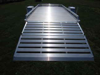 2024 Aluma 78x14  Aluminum Single Axle Utility 7814S-BT-TR