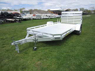 2024 Aluma 78x14  Aluminum Single Axle Utility 7814S-TG-TR