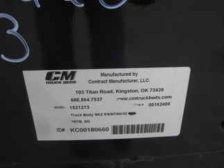 AS IS CM 8.5 x 97 SK Truck Bed