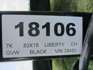 2023 Liberty 83x18  Car Hauler LC7K83X18C4DT