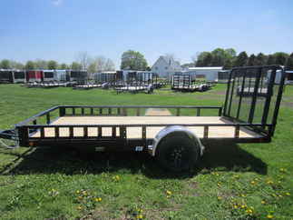 2024 PJ Trailer 77x14 U7 Single Axle Utility U721431DSGKA