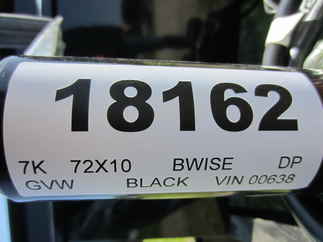 2024 BWISE 72x10  Dump DTR610D-7