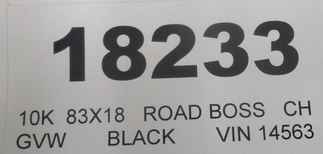 2023 Road Boss 83x18  Car Hauler Bumper Pull 185
