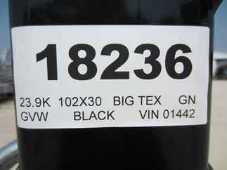 2024 Big Tex 102x30  Gooseneck 22GN-30D5A-MRBK