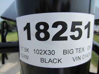 2024 Big Tex 102x30  Gooseneck 16GN-25BK+5MR