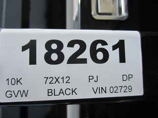 2023 PJ Trailer 72x12 D3 Dump D3D1252BSSK