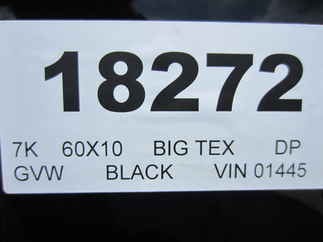 2024 Big Tex 60x10  Dump 70SR-10-5WDD