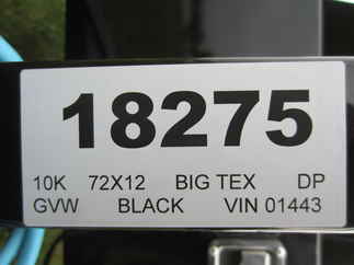 2024 Big Tex 72x12  Dump 90SR-12BK6SIR