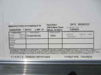 2023 Haul-About 5x8  Enclosed Cargo CGR58SA