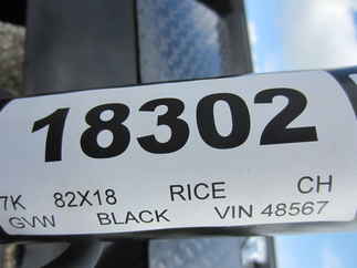 2023 Rice 82x18  Car Hauler FMCR8218
