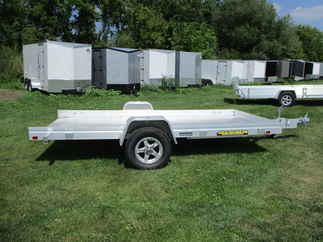 2024 Aluma 68x12  Aluminum Single Axle Utility 6812H-TILT-S