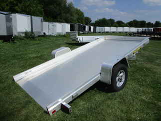 2024 Aluma 68x12  Aluminum Single Axle Utility 6812H-TILT-S