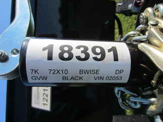 2024 BWISE 72x10  Dump DTR610LP-7-D