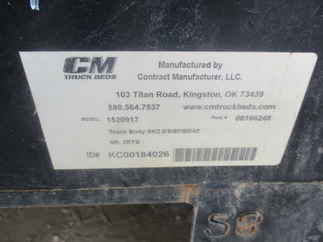 USED CM 8.5 x 97 SK Flatbed Truck Bed