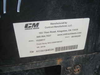 USED CM 8.5 x 97 SK Flatbed Truck Bed