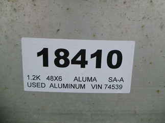 2011 Aluma 48x6  Aluminum Single Axle Utility 486