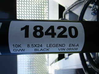 2024 Legend 8.5x24  Enclosed Car Hauler 8.5X24TMRTA52