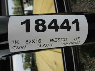 2024 Wesco 82x16 Utility