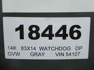 2024 Watchdog 83x14  Dump WD714