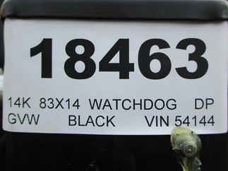 2024 Watchdog 83x14  Dump WDF714H
