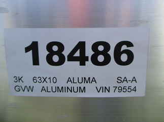 2024 Aluma 63x10  Aluminum Single Axle Utility 6310H-S-TG
