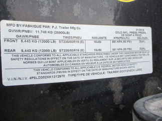 2019 PJ Trailer 102x30 LD Gooseneck LDH30C2BSW004C-GV05-JA01