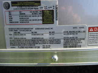 2024 Darkhorse 7.5x16  Enclosed Cargo DHW7.5X16TA35