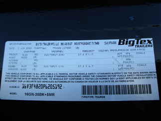2023 Big Tex 102x40  Gooseneck 16GN-35BK+5MR