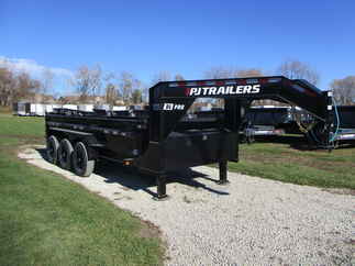 2024 PJ Trailer 83x16 DL Gooseneck Dump DLR1673BSSK-JA06-PUGD