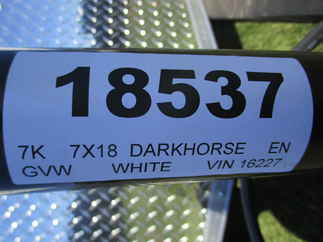 2024 Darkhorse 7x18  Enclosed Cargo DHW7X18TA35