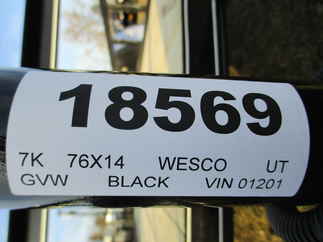 2024 Wesco 76x14 Utility
