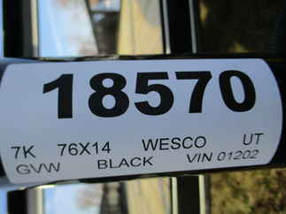 2024 Wesco 76x14 Utility