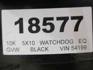 2024 Watchdog 5x10  Equipment SCL510