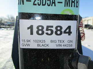 2024 Big Tex 102x25  Gooseneck 14GN-25D5A-MRBK